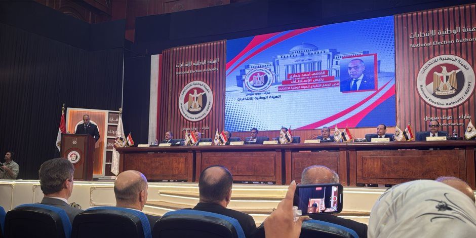 رئيس الهيئة الوطنية للانتخابات: بدء إجراءات انتخابات مجلس النواب بعد شهر من إعلان نتيجة انتخابات مجلس الشيوخ يؤكد تمسك الدولة بمسيرة الديمقراطية