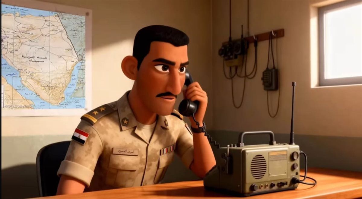 فيلم كرتوني للأطفال من إنتاج k media عن نصر أكتوبر