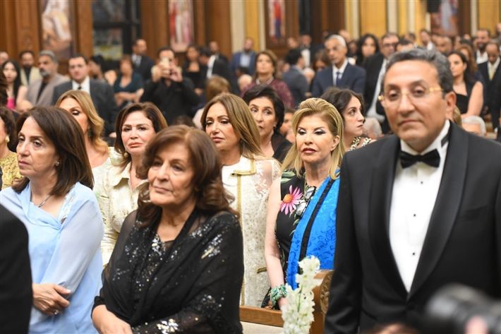 وزراء وشخصيات عامة وفنانون في حفل زفاف نجل الفنان هاني رمزي (صور)