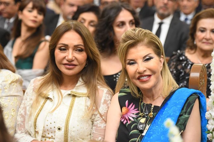 وزراء وشخصيات عامة وفنانون في حفل زفاف نجل الفنان هاني رمزي (صور)