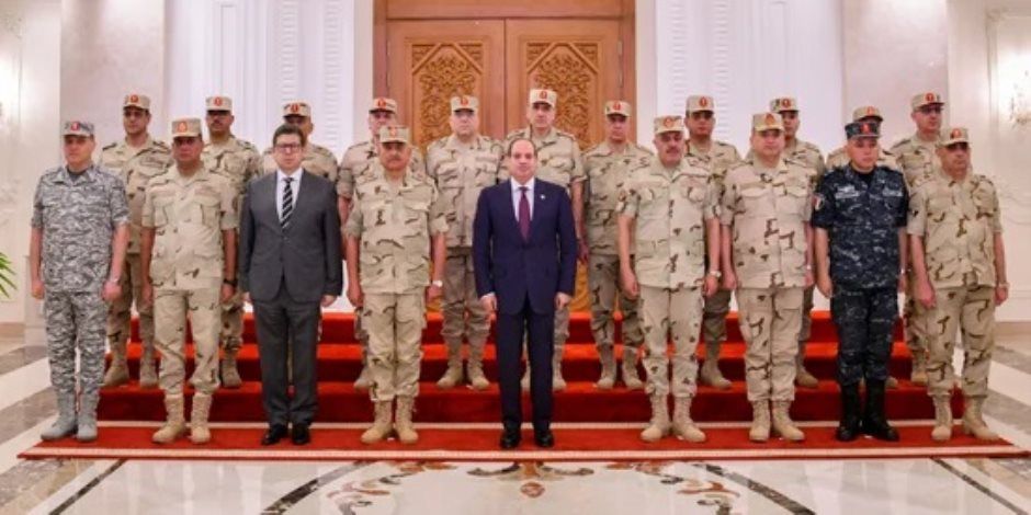 الرئيس السيسى: القوات المسلحة قامت بدور كبير جدا وساهمت بشكل ضخم فى تنمية الدولة المصرية