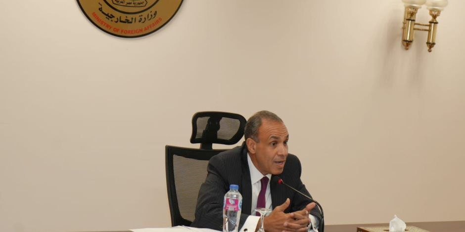 وزير الخارجية يلتقي مندوبة لوكسمبورج لدى اليونسكو لدعم خالد العناني