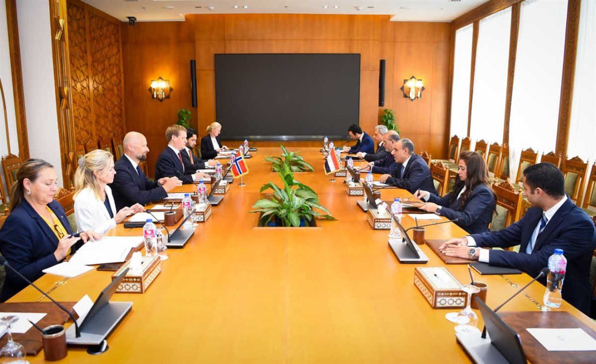 وزير الخارجية يلتقي وزير التنمية الدولية النرويجي
