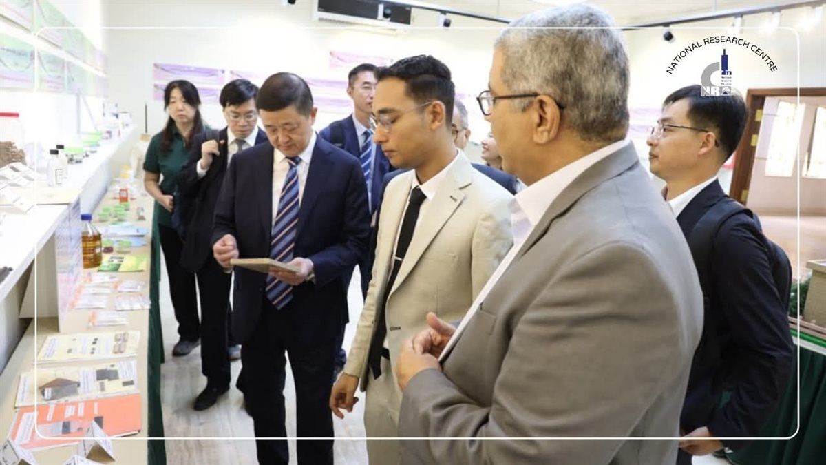 وفد صيني رفيع المستوى يبحث سبل التعاون العلمي مع المركز القومي للبحوث