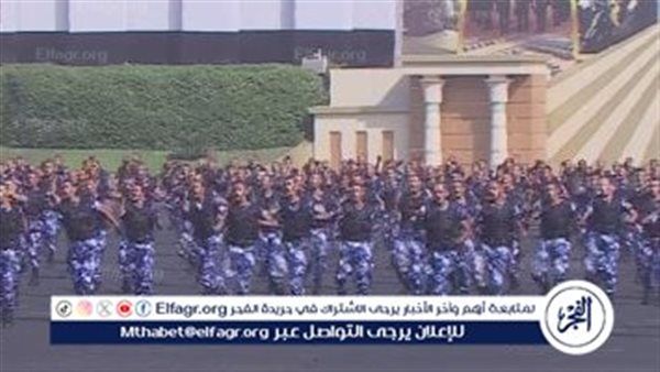 طلاب وطالبات أكاديمية الشرطة يقدمون عروض الكفاءة القتالية أمام الرئيس السيسي في حفل التخرج