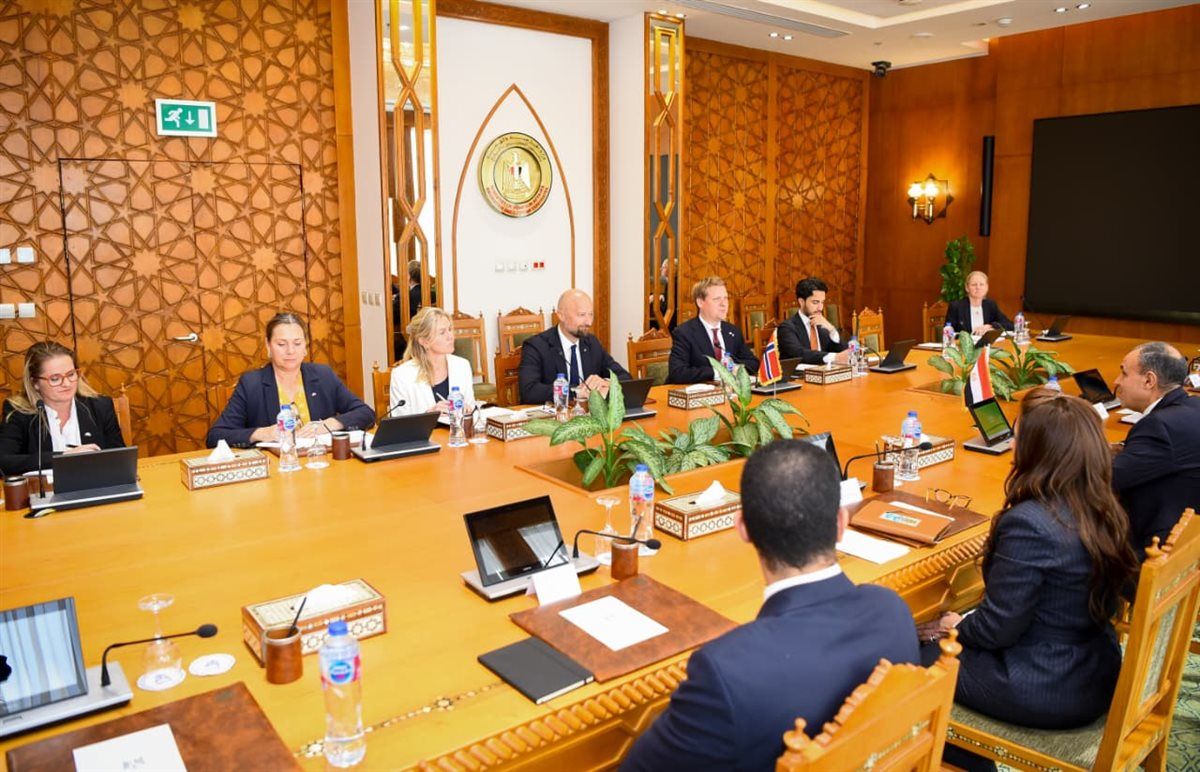 وزير الخارجية يلتقي وزير التنمية الدولية النرويجي