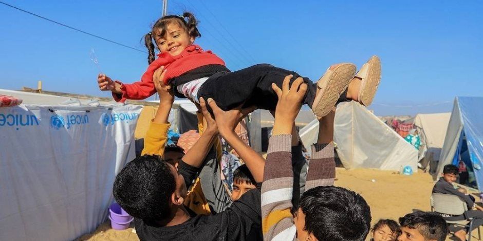 مشاعر فرح فى شوارع غزة بعد دخول وقف إطلاق النار حيز التنفيذ