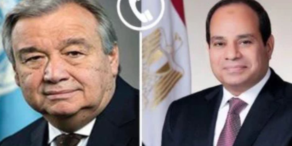 الأمم المتحدة: قيادة الرئيس السيسي الحكيمة عامل جوهرى أدت لاتفاق وقف حرب غزة