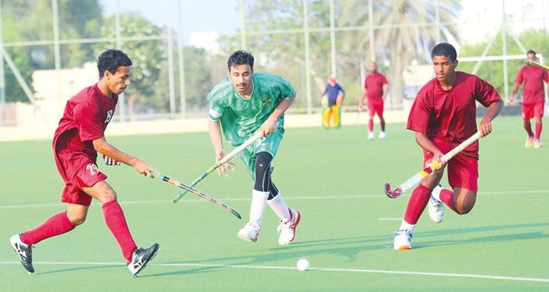 ثلاثة انتصارات فـي انطلاق منافسات كأس جلالة السلطان للهوكي