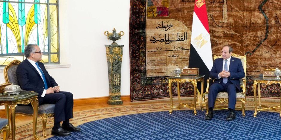 خالد العناني يشكر الرئيس السيسي على دعمه الكبير للفوز برئاسة اليونسكو