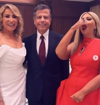 لحظة عقد قران إيناس الدغيدي.. وزغرودة من بوسي شلبي وهالة صدقي (صور)