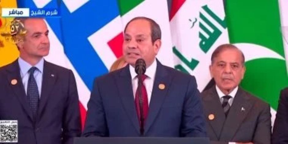 الرئيس السيسى للشعب الإسرائيلى: مدوا أيديكم بالسلام العادل فى هذه اللحظة التاريخية