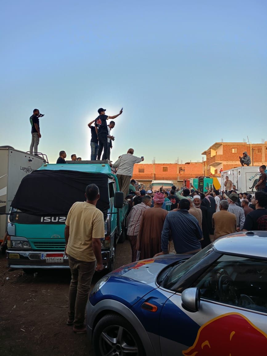 بالمزمار والشماريخ محمد رمضان يُودع تصوير فيلم أسد بالمنوفيه