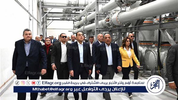 خلال تفقده مراحل الاختبار والتشغيل التجريبي لمحطة الربط الكهربائي المصري السعودي العملاقة بمدينة بدر مدبولي: المحطة تمثل إحدى الركائز المهمة لمشروع الربط بين مصر والسعودية