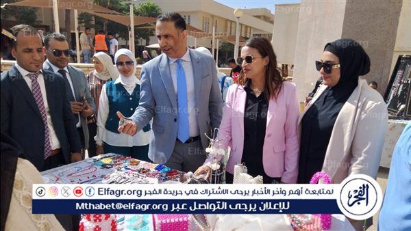 وحدة التضامن الاجتماعي جامعة حلوان تنظم المعرض السادس للأسر المنتجة ومنتجات الطلاب