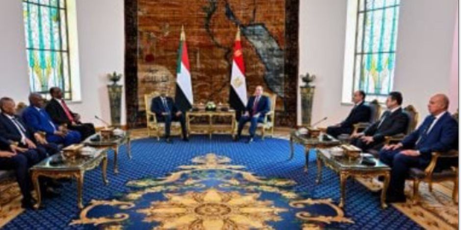 الرئيس السيسى والبرهان يؤكدان رفضهما القاطع لأى إجراء أحادى يتخذ بالنيل الأزرق