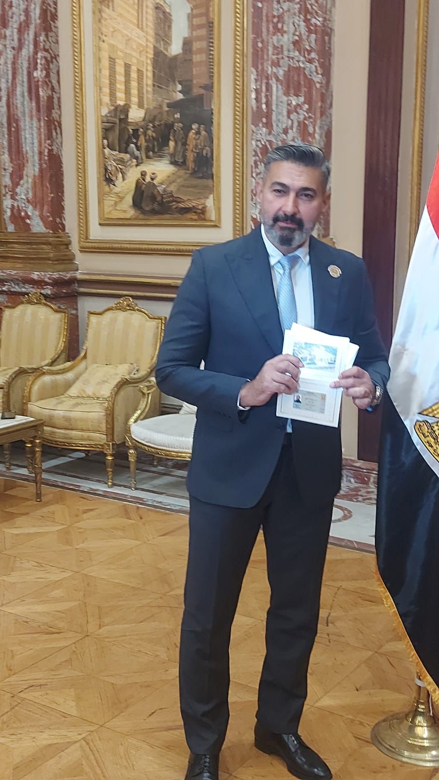 ياسر جلال لـ اليوم السابع بعد استلامه كارينة الشيوخ فخور بثقة الرئيس الغالية 1 ياسر جلال لـ اليوم السابع بعد استلامه كارينة الشيوخ فخور بثقة الرئيس الغالية 1