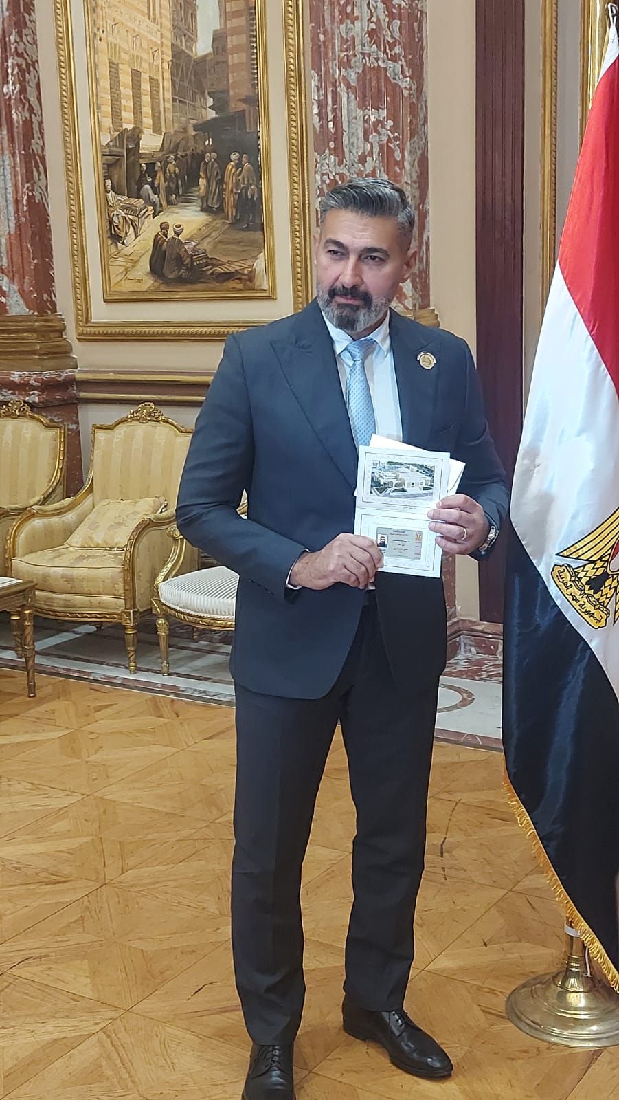 ياسر جلال لـ اليوم السابع بعد استلامه كارينة الشيوخ فخور بثقة الرئيس الغالية 4 ياسر جلال لـ اليوم السابع بعد استلامه كارينة الشيوخ فخور بثقة الرئيس الغالية 4