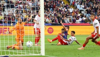 برشلونة يقتنص فوزاً قاتلاً من جيرونا