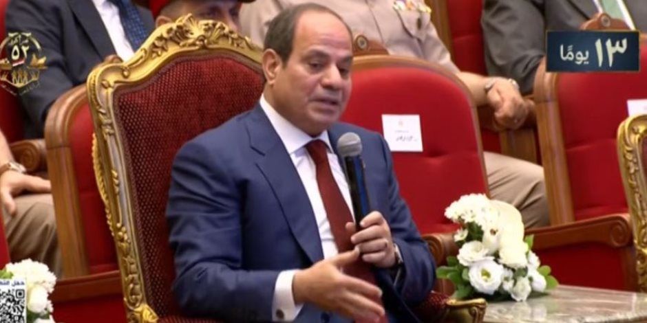 الرئيس السيسي للمصريين: اوعوا تنسوا كرم ربنا وفضله على بلدنا والحفاظ عليها