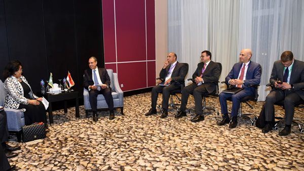 وزير الخارجية يلتقي المديرة التنفيذية لوكالة الاتحاد الأفريقي للتنمية (النيباد)