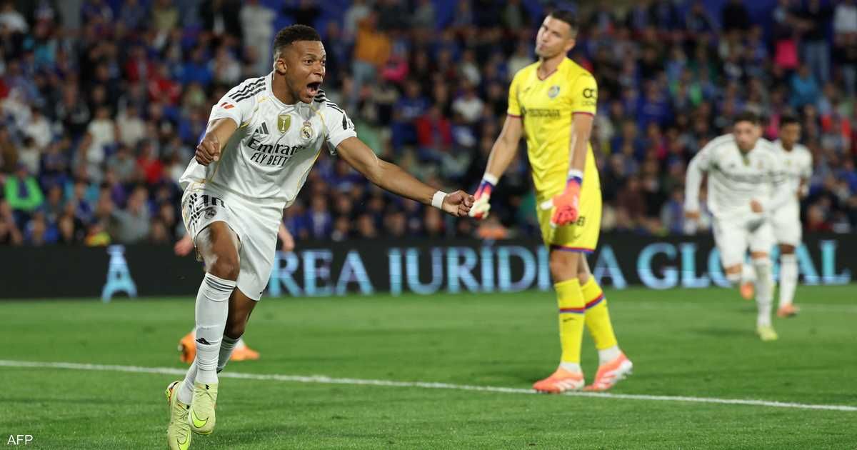 العالم اليوم - مبابي يقود ريال مدريد لتخطي خيتافي واستعادة الصدارة