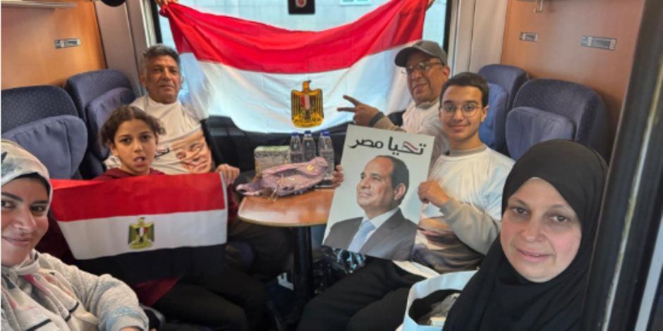 الجاليات المصرية فى برلين تطير إلى بروكسل لاستقبال الرئيس السيسى