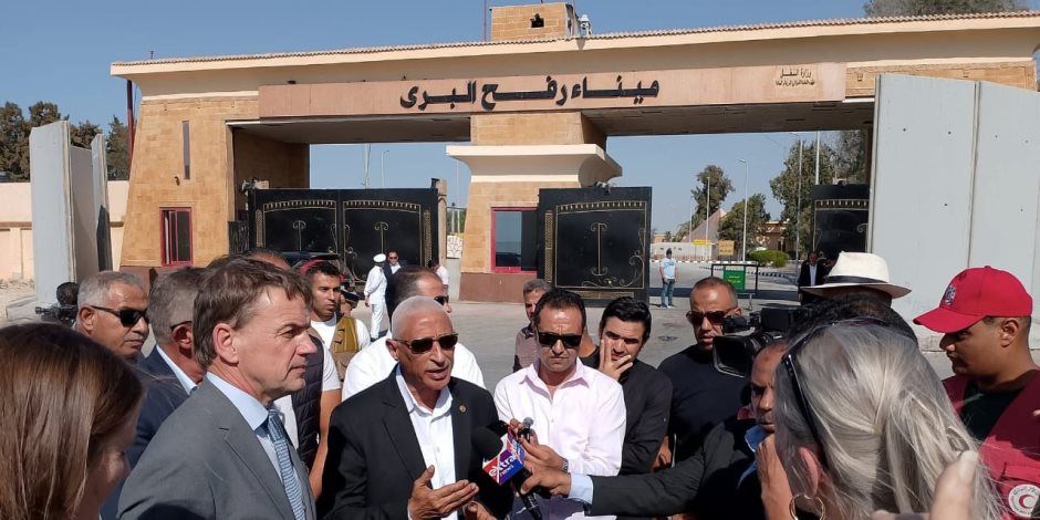 «مجاور»: معبر رفح مفتوح منذ أكتوبر 2023.. ووفد دنماركي يثمن جهود مصر في دعم غزة