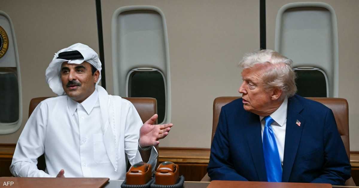 العالم اليوم - ترامب يلتقي أمير قطر ورئيس وزرائها خلال توقف في الدوحة