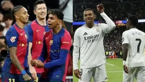 شاهدها الآن ⚽ ⛹️ (0-0) بث مباشر مباراة ريال مدريد وبرشلونة اليوم في الدوري الإسباني