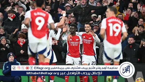 موعد مباراة ارسنال ضد كريستال بالاس في الدوري الانجليزي والقنوات الناقلة