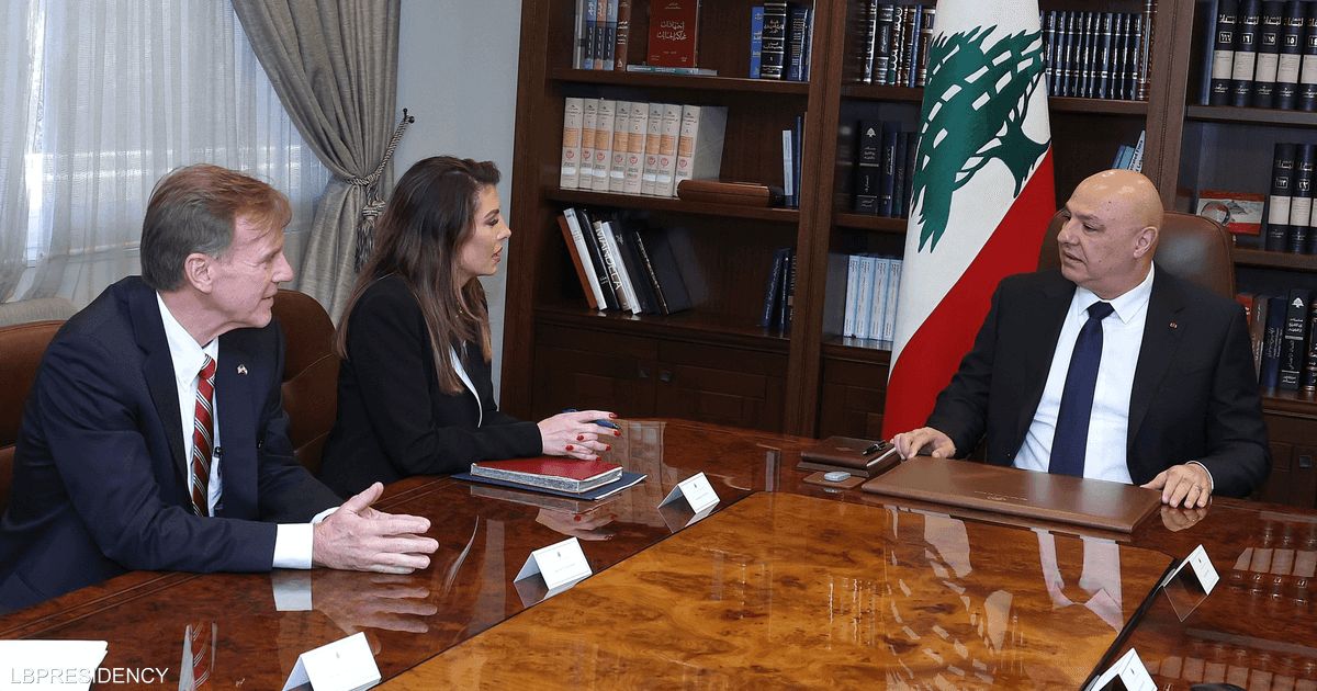 العالم اليوم - خلال لقائه أورتاغوس.. عون يطالب بوقف الغارات الإسرائيلية