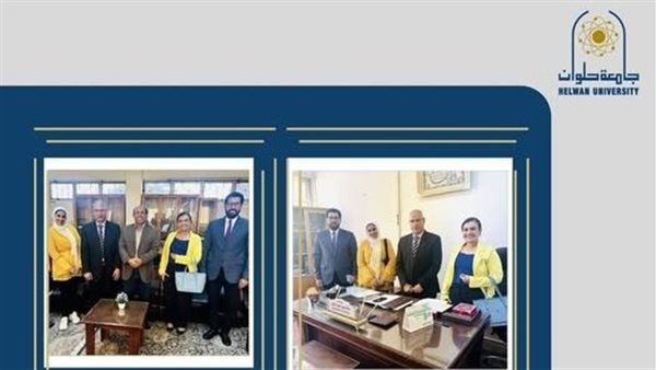 آداب حلوان تبحث سبل التعاون مع مؤسسة "هي مصر" لتنمية المجتمع لتنفيذ برامج تدريبية لطلابها