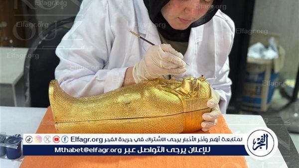 دعوة فنية استثنائية مستوحاة من تابوت الملك توت عنخ آمون لاحتفالية افتتاح المتحف المصري الكبير