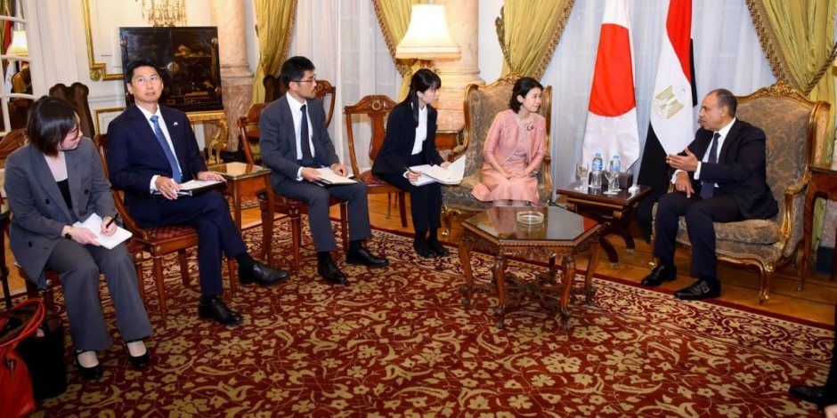 وزير الخارجية يستقبل مبعوثة رئيسة الوزراء اليابانية وزيرة الدولة للشئون الخارجية
