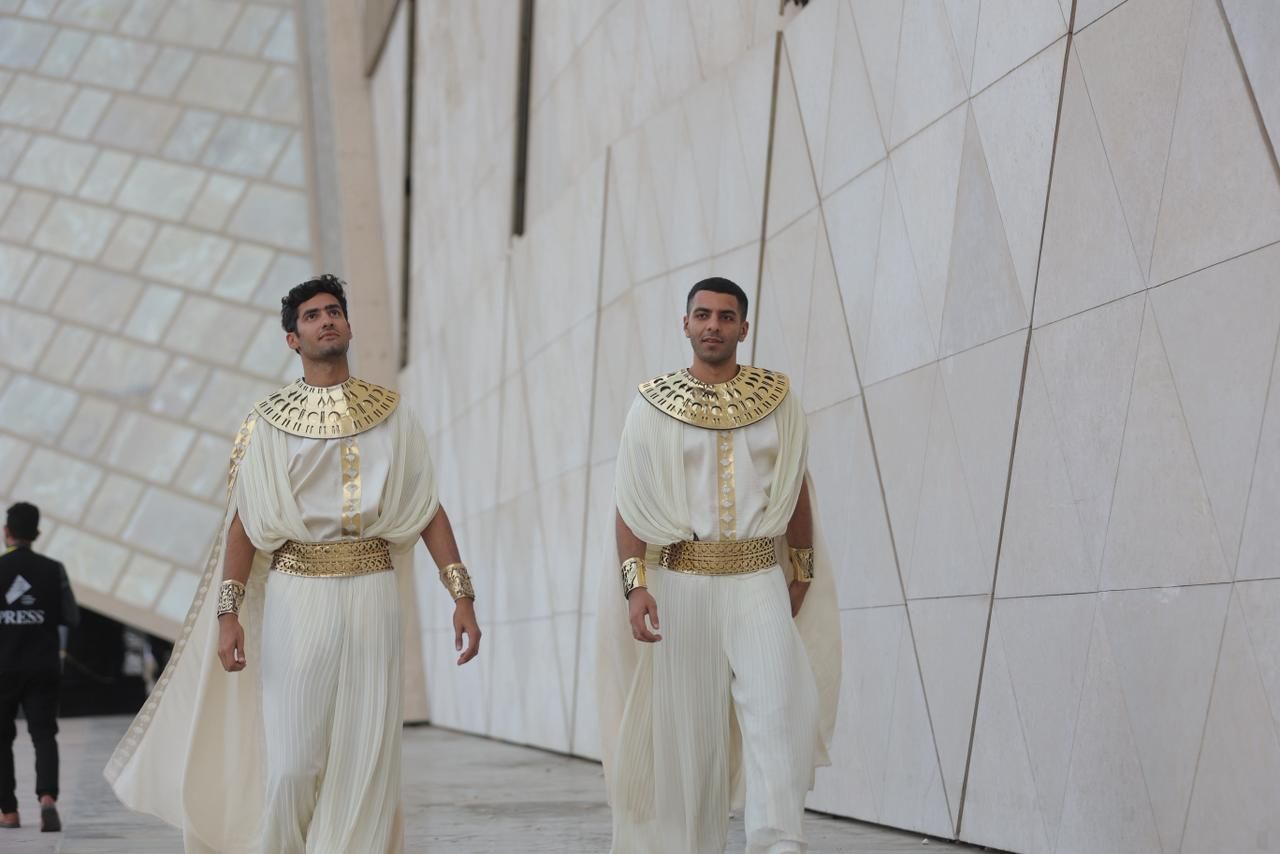 «صوت الأمة» تنشر صورا من استعدادات حفل افتتاح المتحف المصري الكبير