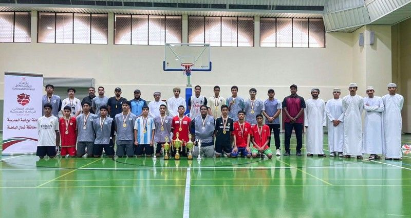 ختام بطولة كرة السلة لمدارس شمال الباطنة
