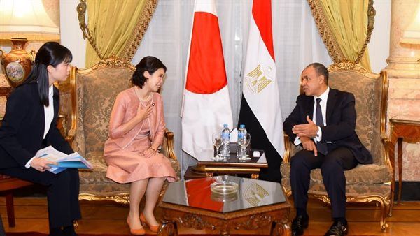 وزير الخارجية يستقبل مبعوثة رئيسة الوزراء اليابانية وزيرة الدولة للشئون الخارجية