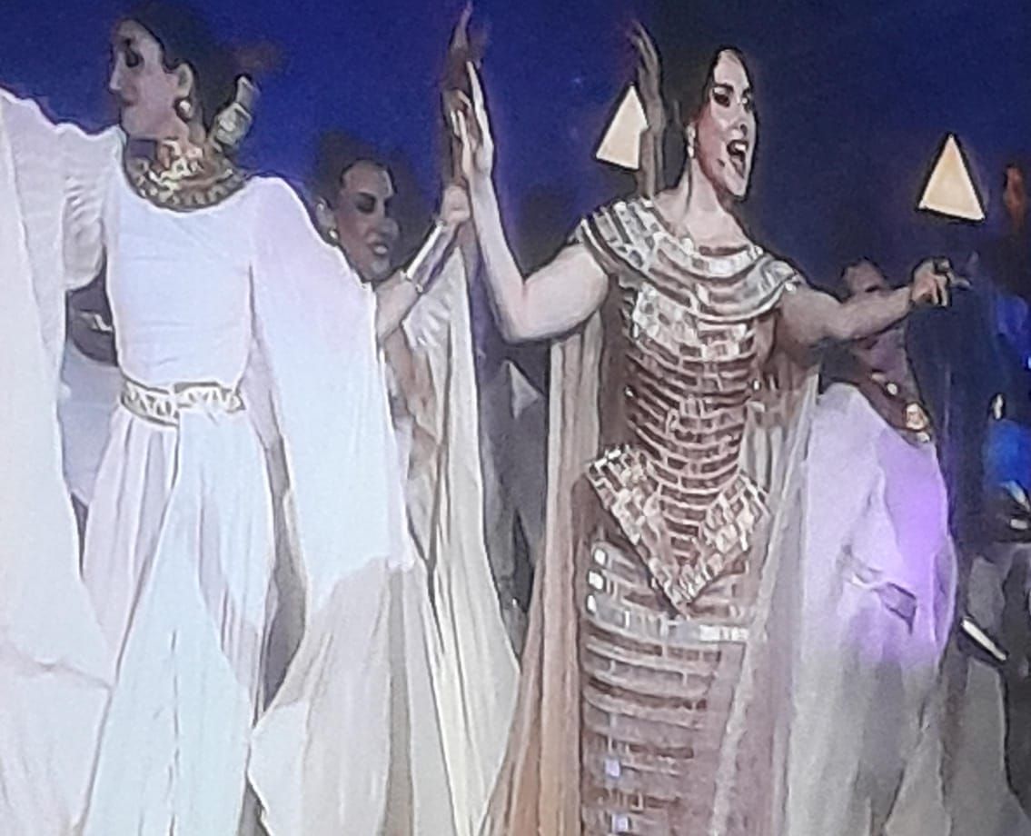 ملكة على عرش الحضارة.. شيرين طارق تتألق في افتتاح المتحف المصري الكبير بإطلالة فرعونية