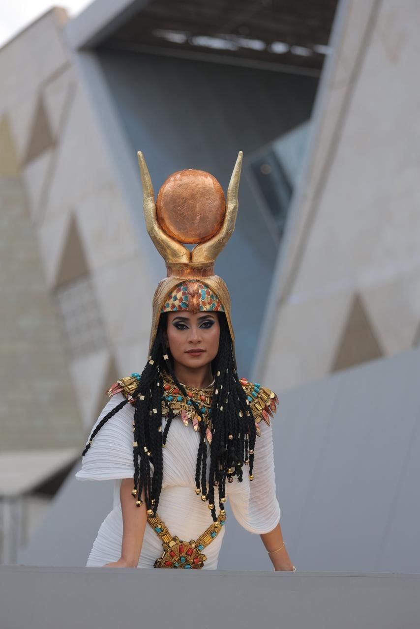 «صوت الأمة» تنشر صورا من استعدادات حفل افتتاح المتحف المصري الكبير