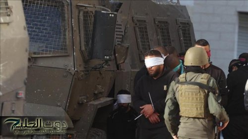 جيش الاحتلال يعتقل 15 فلسطينيا بسلسلة اقتحامات