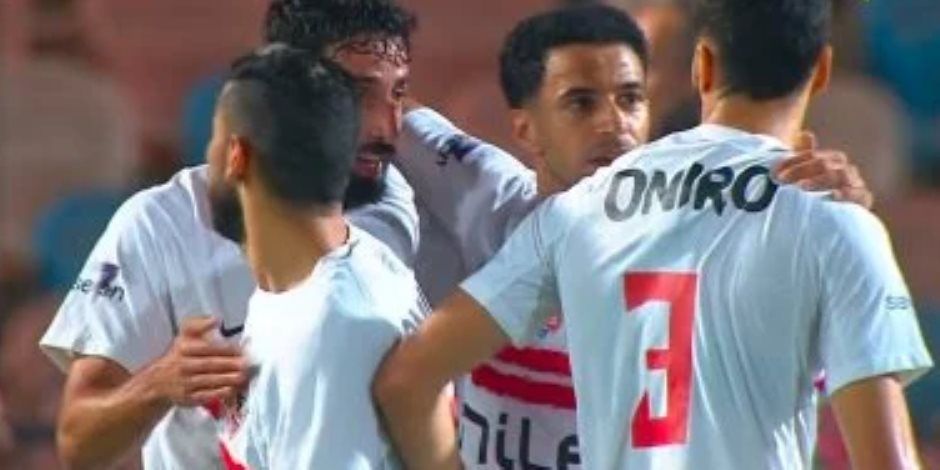 عدى الدباغ يسجل هدف الزمالك الثالث فى شباك طلائع الجيش بالدوري