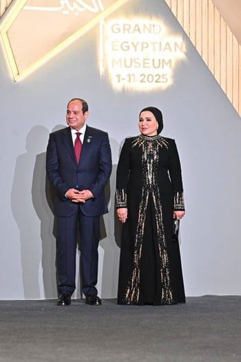 السيدة انتصار السيسى: مصر ظهرت في أبهى صورها تروي للعالم قصة مجد لا ينتهي