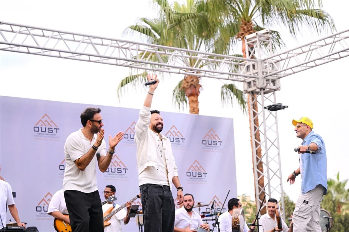 بالصور.. فريق "واما" يعود بقوة لحفلات الطلاب ويشعل "استقبال" جامعة العبور