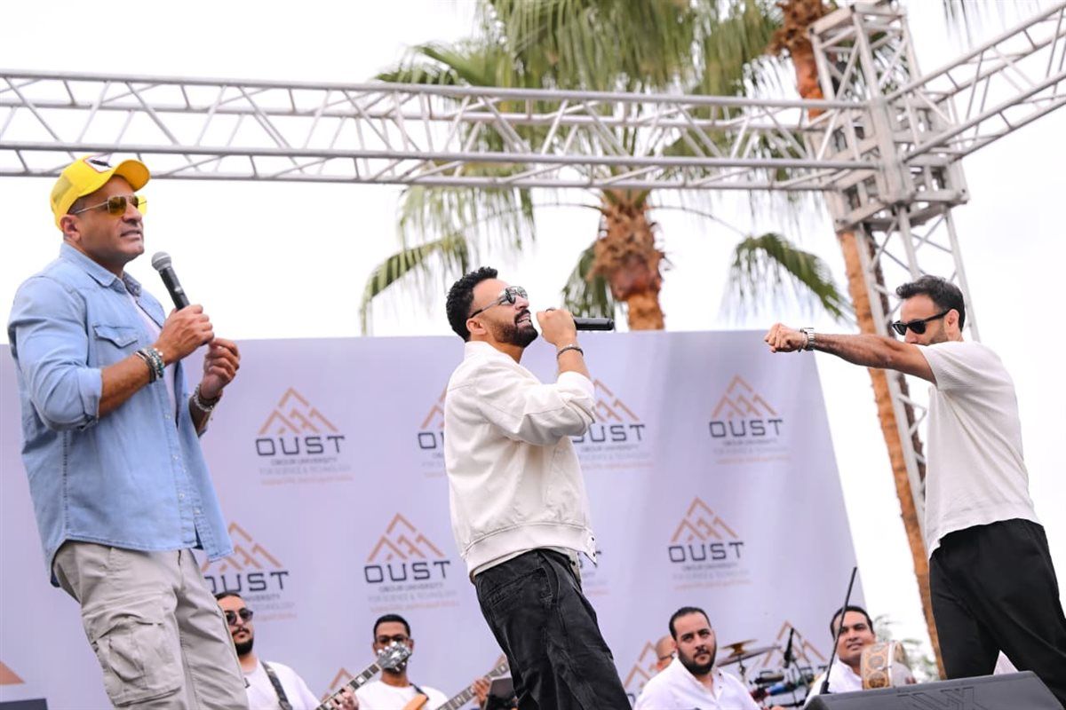 بالصور.. فريق "واما" يعود بقوة لحفلات الطلاب ويشعل "استقبال" جامعة العبور