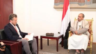 أخبار اليمن : أبو راس يبحث تعزيز التعاون مع الصليب الأحمر