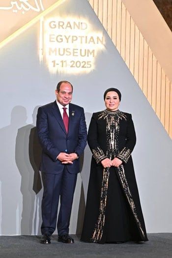 السيدة انتصار السيسى: مصر ظهرت في أبهى صورها تروي للعالم قصة مجد لا ينتهي