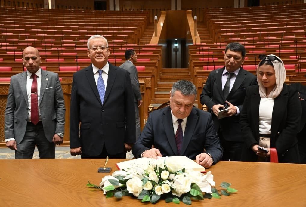 رئيس مجلس النواب يستقبل رئيس المجلس التشريعي لأوزبكستان