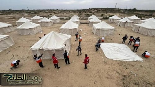غزة بحاجة لـ300 ألف خيمة للنازحين