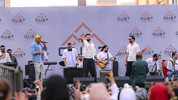 بالصور.. فريق "واما" يعود بقوة لحفلات الطلاب ويشعل "استقبال" جامعة العبور